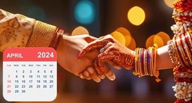 Auspicious Dates for Marriage in April 2024