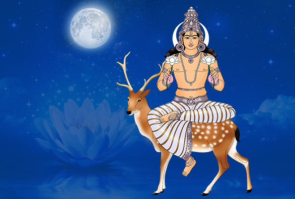 Moon Virtual Pooja