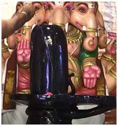 Water Abishekam Shiva Lingam