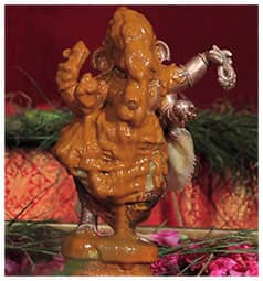 Temple Sandal Paste Abishekam To Ganesha Min