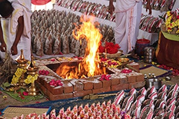 Temple Ganesha Homa Min