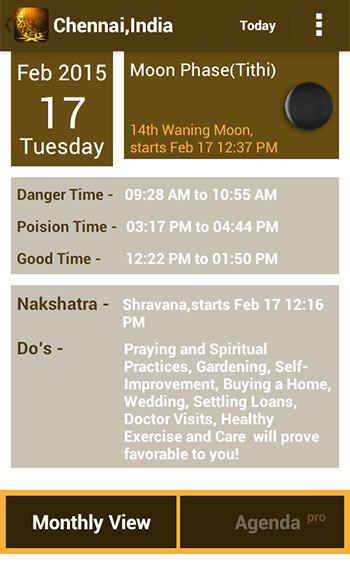 Vedic Calendar